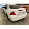 Image 42 : 21 -- 2007 HONDA ACCORD, WHITE, 314468 KMS, FRONT WHEEL DRIVE