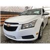 Image 2 : 22 -- 2014 CHEVROLET CRUZE LT, WHITE, 152788 KMS TMU, FRONT WHEEL DRIVE