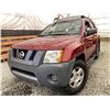 Image 1 : 100 -- 2008 NISSAN X TERRA, RED, 214435 MILES, 4X4