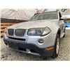 Image 2 : 101 -- 2007 BMW X3, SILVER, 215220 KMS, ALL WHEEL DRIVE