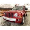 Image 2 : 104 -- 2008 JEEP PATRIOT, RED, 188006 KMS, FOUR WHEEL DRIVE
