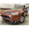 Image 1 : 106 -- 2014 MITSUBISHI OUTLANDER, COPPER, 314475 KMS, FOUR WHEEL DRIVE