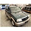 Image 10 : 107 -- 2001 SUZUKI GRAND VITARA, GREEN, 229673 KMS, 4X4