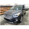 Image 3 : 111 -- 2017 FORD ESCAPE TITANIUM, BLACK, 182559 KMS, ALL WHEEL DRIVE