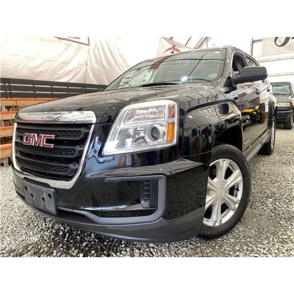 120 -- 2017 GMC TERRAIN, BLACK, 231471 KMS, ALL WHEEL DRIVE