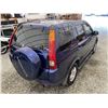 Image 31 : 128 -- 2003 HONDA CRV, BLUE, 271048 KMS, 4 WHEEL DRIVE