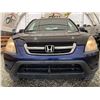 Image 9 : 128 -- 2003 HONDA CRV, BLUE, 271048 KMS, 4 WHEEL DRIVE