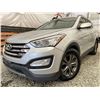 Image 1 : 129 -- 2013 HYUNDAI SANTA FE, GREY, 244009 KMS, FRONT WHEEL DRIVE
