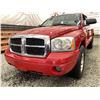 Image 2 : 153 -- 2005 DODGE DAKOTA, RED, 231850 KMS, REAR WHEEL DRIVE
