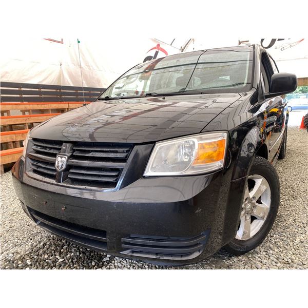 202 -- 2009 DODGE GRAND CARAVAN SE, BLACK, 164348 KMS, FRONT WHEEL DRIVE