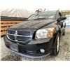 Image 2 : 11 -- 2009 DODGE CALIBER, BLACK, 261915 KMS, FRONT WHEEL DRIVE