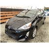 Image 2 : 0C -- 2016 TOYOTA PRIUS, BLACK, 154153 KMS, FRONT WHEEL DRIVE