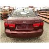 Image 8 : 7 -- 2010 HYUNDAI SONATA, BURGUNDY, 177134 KMS, FRONT WHEEL DRIVE