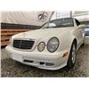 Image 2 : 15 -- 2002 MERCEDES CLK 32, WHITE, 110568 KMS, REAR WHEEL DRIVE