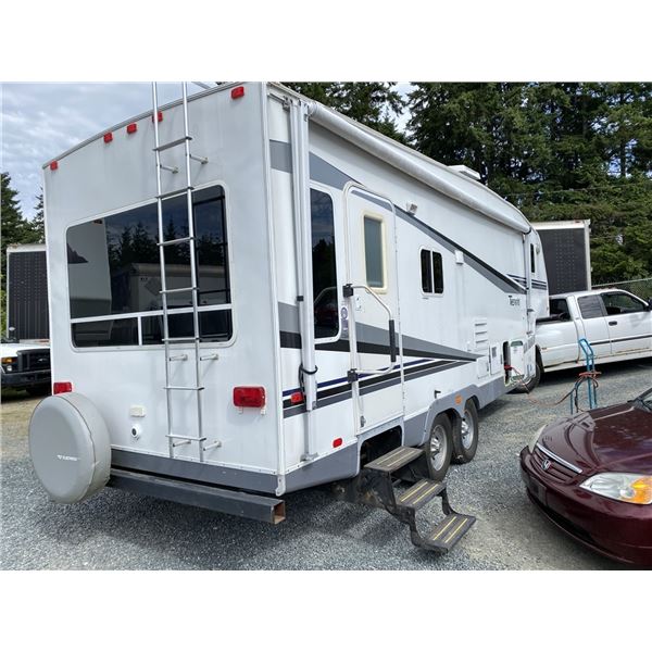 250 -- 2007 TERRY 5TH WHEEL TRAVEL TRAILER, WHITE