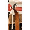 Image 1 : 942 -- FISKARS BRANCH PRUNER, VINTAGE WOODEN SKIS AND WATER HEATER JACKET