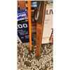 Image 2 : 942 -- FISKARS BRANCH PRUNER, VINTAGE WOODEN SKIS AND WATER HEATER JACKET