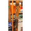 Image 3 : 942 -- FISKARS BRANCH PRUNER, VINTAGE WOODEN SKIS AND WATER HEATER JACKET