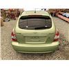Image 19 : 8 -- 2008 HYUNDAI ACCENT, GREEN, 235674 KMS, FRONT WHEEL DRIVE