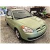 Image 9 : 8 -- 2008 HYUNDAI ACCENT, GREEN, 235674 KMS, FRONT WHEEL DRIVE