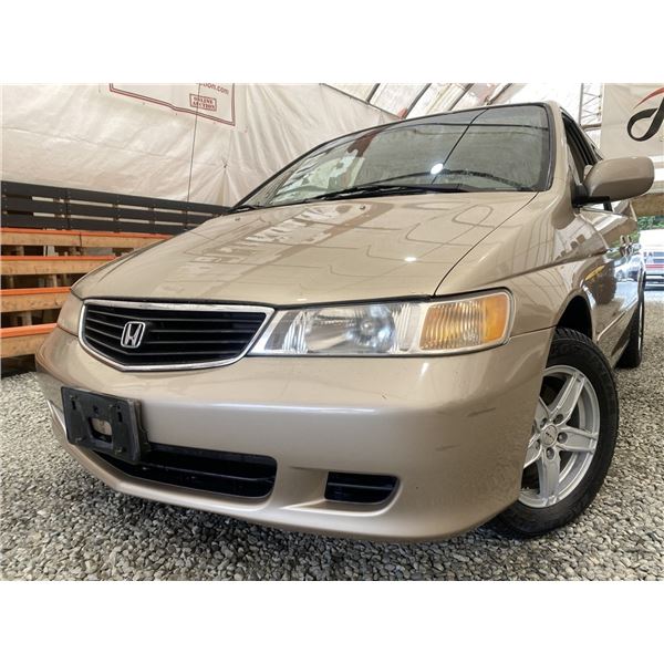 202 -- 1999 HONDA ODDESSY, BROWN, 234069 KMS, FRONT WHEEL DRIVE