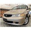 Image 1 : 202 -- 1999 HONDA ODDESSY, BROWN, 234069 KMS, FRONT WHEEL DRIVE
