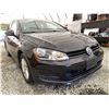Image 8 : 5 -- 2015 VW GOLF, BLACK, 252652 KMS, FRONT WHEEL DRIVE