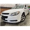 Image 1 : 11 -- 2010 CHEVY MALIBU, WHITE, 220928 KMS, FRONT WHEEL DRIVE