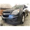 Image 2 : 104 -- 2011 CHEVY EQUINOX LS, GREY, 252687 KMS, ALL WHEEL DRIVE