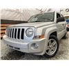 Image 1 : 109 -- 2007 JEEP PATRIOT, SILVER, 141030 KMS, FRONT WHEEL DRIVE