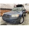 Image 1 : 9 -- 2007 SUBARU FORESTER, BLUE, 254895 KMS, ALL WHEEL DRIVE