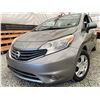 Image 1 : 16 -- 2014 NISSAN VERSA, SILVER, 133380 KMS, FRONT WHEEL DRIVE