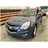 Image 3 : 108 -- 2011 CHEVY EQUINOX, BLUE, 181425 KMS, ALL WHEEL DRIVE