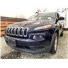 Image 2 : 0Z -- 2014 JEEP CHEROKEE, BLUE, 162820 KMS, 4X4,