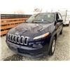 Image 3 : 0Z -- 2014 JEEP CHEROKEE, BLUE, 162820 KMS, 4X4,