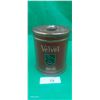 Image 1 : 1940s Velvet tobacco can 6" tall