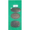 Image 2 : 3 Copper/brass railway and aircraft carrier plaques in excellent condition, biggest is 4.5"