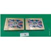Image 1 : 2 very nice metal cigarette tins from 1953