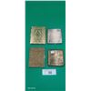 Image 1 : 4 vintage brass finish cigarette cases