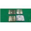 Image 1 : 4 1950s silver/stainless steel cigarette cases