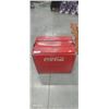 Image 1 : Vintage Coca-Cola cooler rare design with original opener 19"x16"x14"