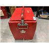 Image 8 : Vintage Coca-Cola cooler rare design with original opener 19"x16"x14"