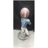 Image 2 : Heavy lawn jockey style football player statue 23" tall
