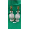 Image 2 : Pair of vintage ceramic lamps