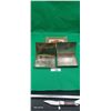 Image 2 : 2 metal cigarette tins & 1 cardboard cigarette box