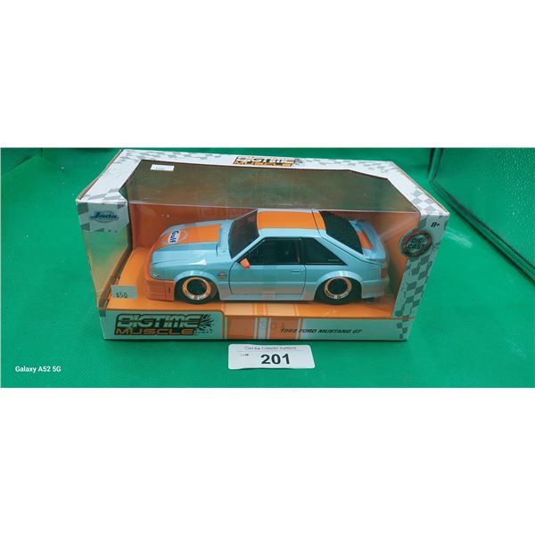 NIB 1989 Ford Mustang Gulf GT die cast