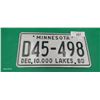 Image 1 : 1980 Minnesota license plate