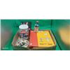 Image 1 : Box lot of vintage collectibles, marbles, CP Rail book, etc.
