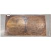Image 1 : Vintage large brass map of the world with wood backing 48"x24"