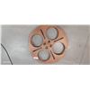 Image 1 : Giant antique film reel, 25" diameter